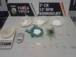 Sorriso: Polícia Militar prende trio com droga o Santa Clara durante Operação Vitae