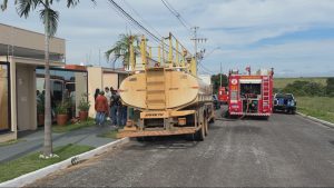 Sorriso: Incêndio destrói área gourmet de residência no bairro Copenhagen