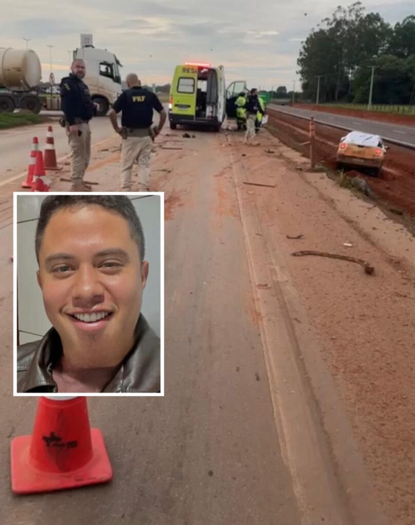 Jovem morre em grave acidente na BR próximo à usina de etanol sentido a Sorriso