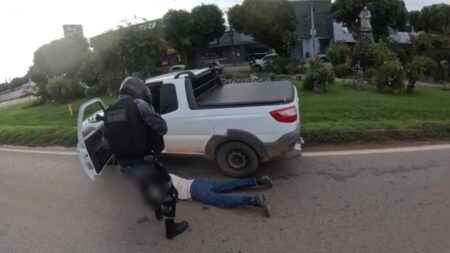 Sorriso: Equipe Raio recupera Fiat Strada furtada em Sinop durante abordagem na BR-163