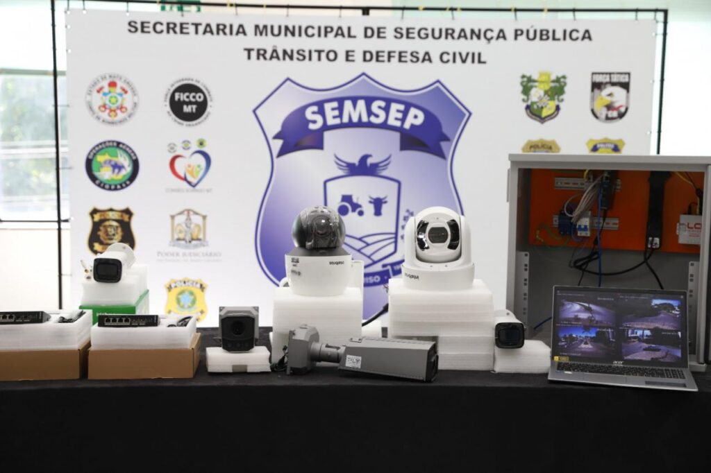 Sorriso amplia cerco de segurança na zona rural com 110 câmeras e deve receber drones com reconhecimento facial